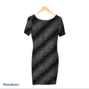 ✨BLACK SILVERY WOMEN NIGHT DRESS (M)